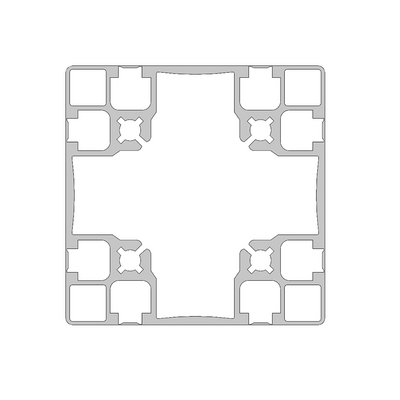 10-9090S4-0-1500MM MODULAR SOLUTIONS EXTRUDED PROFILE<br>90MMX 90MM SMOOTH SIDES TEAR AWAY, CUT TO THE LENGTH OF 1500 MM